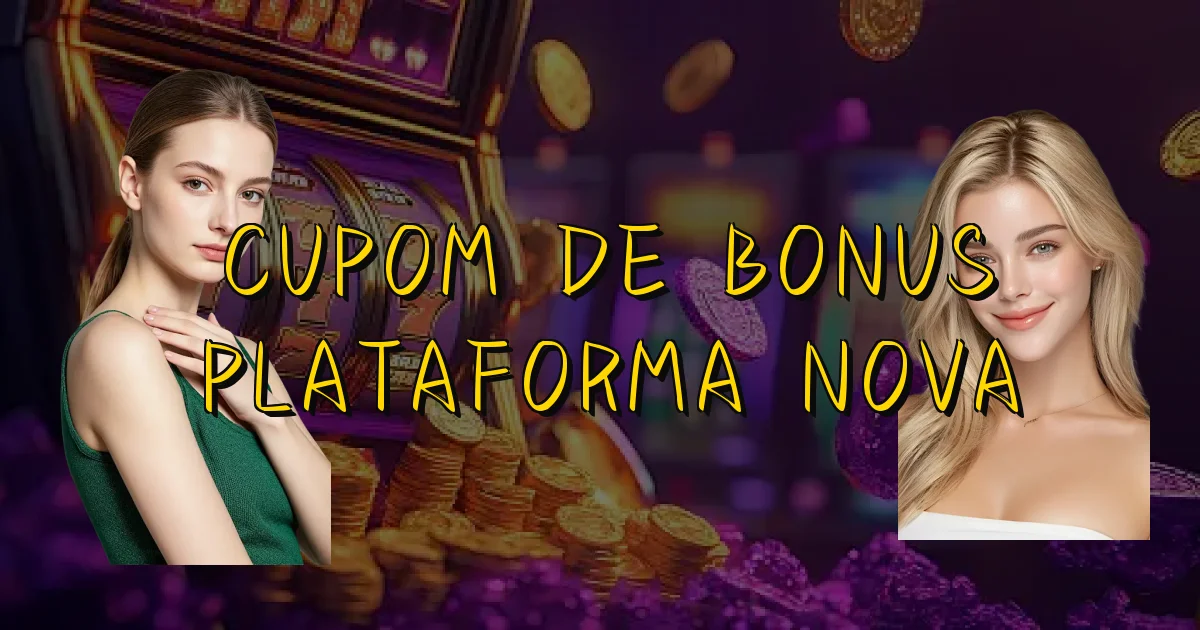 Cupom De Bonus Plataforma Nova Oficial