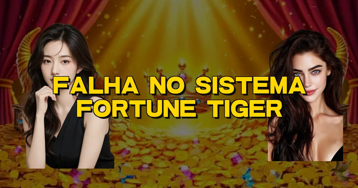 Falha No Sistema Fortune Tiger Oficial